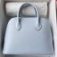 Hermes Bolide 1923 25 Handmade Bag In Blue Brume Epsom Calfskin JM1949Fo38