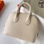 Hermes Bolide 1923 Mini Handmade Bag In Nata Chevre Mysore Leather JM1260Yn66