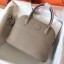 Hermes Bolide 27 Handmade Bag In Tourterelle Clemence Leather JM628Sy67