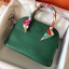 Hermes Bolide 27 Handmade Bag In Vert Vertigo Clemence Leather JM1266bM57