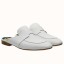 Hermes Catena Mules In White Calfskin JM1243ni51