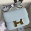 Hermes Constance 18 Handmade Bag In Blue Brume Epsom Calfskin JM1236SV68