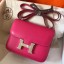 Hermes Constance 18 Handmade Bag In Rose Red Epsom Leather JM1509bW68