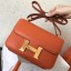 Hermes Constance 24 Handmade Bag In Orange Epsom Leather JM1401jk62
