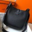 Hermes Evelyne III 29 PM Bag In Black Clemence Leather JM2072CD19