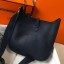 Hermes Evelyne III 29 PM Bag In Dark Blue Clemence Leather JM1821Mv33