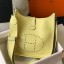 Hermes Evelyne III 29 PM Bag In Jaune Poussin Clemence Leather JM156Rd78