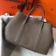 Hermes Garden Party 30 Bag In Taupe Taurillon Leather JM240RX32