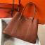 Hermes Garden Party 36 Bag In Gold Clemence Leather JM1906Rc30
