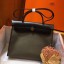 Hermes Herbag Zip 31cm Bag In Black And Canopee JM85fo19