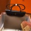 Hermes Herbag Zip 31cm Bag In Black And Taupe JM1513XZ90