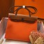 Hermes Herbag Zip 31cm Bag In Brown And Orange JM191BF80