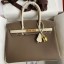 Hermes HSS Birkin 30 Bicolor Bag in Taupe and Craie Epsom Calfskin JM896kG55