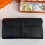 Hermes Jige Elan 29 Clutch Bag In Black Swift Calfskin JM129hs91