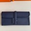 Hermes Jige Elan 29 Clutch Bag In Blue Saphir Epsom Leather JM1394ZZ98