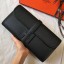 Hermes Jige Elan 29 Clutch In Black Epsom Leather JM1996zp53