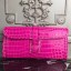 Hermes Jige Elan 29 Clutch In Rose Red Crocodile Leather JM2081zR31