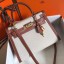 Hermes Kelly 28cm Bag In Canvas With Barenia Leather JM480Mq48