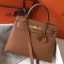 Hermes Kelly 28cm Bag In Gold Epsom Leather GHW JM117Yf74