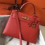 Hermes Kelly 28cm Bag In Red Epsom Leather GHW JM1558Yn66