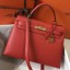 Hermes Kelly 32cm Bag In Red Epsom Leather GHW JM319qx37