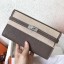 Hermes Kelly Classic Long Wallet In Etoupe Clemence Leather JM32Sy67