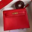 Hermes Kelly Danse II Bag In Red Evercolor Calfskin JM1959Xr72