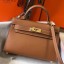 Hermes Kelly Mini II Bag In Gold Epsom Leather GHW JM1448XB19