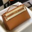 Hermes Kelly Pochette Bag In God Epsom Leather JM44SV68