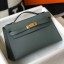 Hermes Kelly Pochette Bag In Vert Amande Epsom Leather JM1751jq27