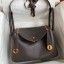 Hermes Lindy 26 Handmade Bag In Ebene Clemence Leather JM579OG45