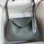 Hermes Lindy 26 Handmade Bag In Vert Amande Clemence Leather JM1714jC82