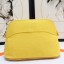 Hermes Medium Bolide Travel Case In Yellow Cotton JM1104Hv51