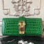 Hermes Medor Clutch Bag In Bamboo Crocodile Leather JM916yH13