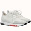 Hermes Men's Addict Sneakers In White Knit JM1863jo45