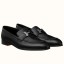 Hermes Men's Paris Loafers In Black Calfskin JM1767Sy67