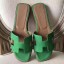 Hermes Oran Sandals In Bamboo Epsom Leather JM1056Jl41