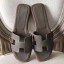 Hermes Oran Sandals In Etoupe Epsom Leather JM1308tZ32