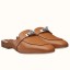 Hermes Oz Mules In Brown Calfskin JM332zZ68