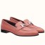 Hermes Paris Loafers In Pink Goatskin JM234ZP49