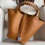 Hermes Picotin Lock 18 Tressage De Cuir Bag in Gold Epsom Calfskin JM589pB23