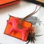 Hermes Rodeo Horse Bag Charm In Piment/Camarel/Orange Leather JM932Hd99