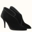 Hermes Virginia Ankle Boots In Black Velvet JM324Pf97