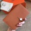 High Quality Hermes Dogon Duo Wallet In Gold Clemence Leather JM940tU17