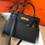 Hot Replica Hermes Kelly 28cm Bag In Black Epsom Leather GHW JM1968qd52