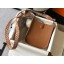 Imitation Hermes Evelyne III TPM Bag In Gold Clemence Leather JM655bO20