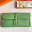 Imitation Hermes Jige Elan 29 Clutch Bag In Vert Criquet Swift Calfskin JM386hw36