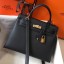Imitation Hermes Kelly 25cm Sellier Bag In Black Epsom Leather JM626sd97