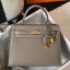 Imitation Hermes Kelly 25cm Sellier Bag In Gris Asphalt Epsom Leather JM684hw36