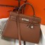 Imitation Hermes Kelly 32cm Bag In Gold Clemence Leather PHW JM147NC66